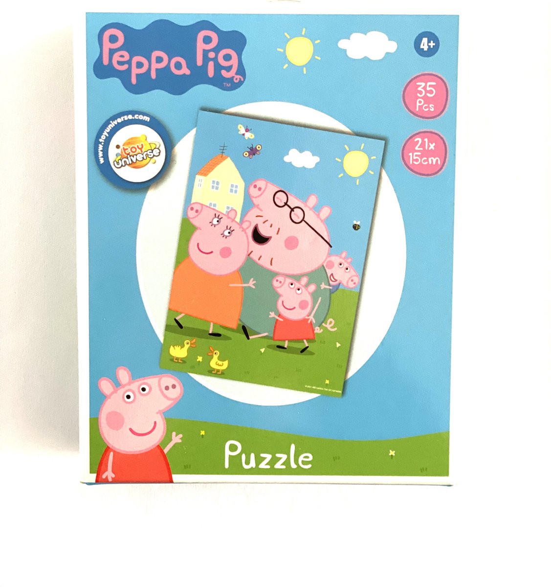 Toy Universe Peppa Pig Puzzel 35 stukjes - 21x15 cm