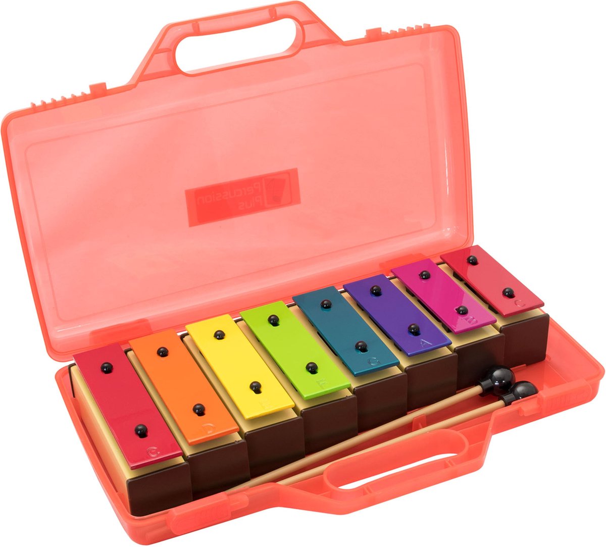 Percussion Plus PP935 Chime Bar Set C64 t/m C76, incl. Beater - Percussie voor kinderen