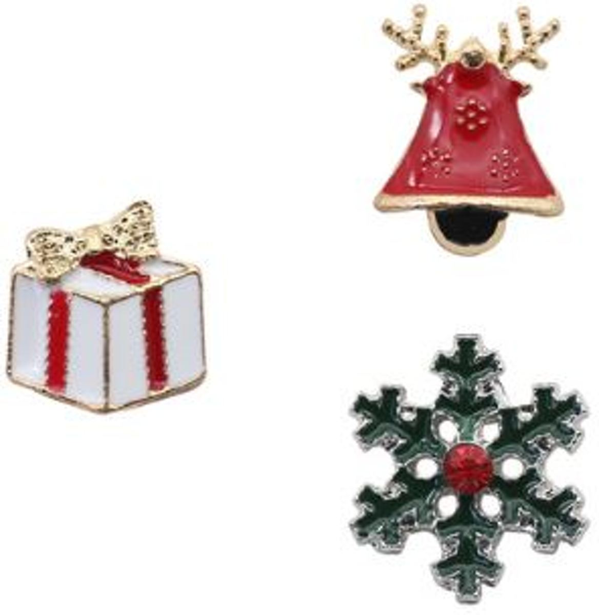 Pin ‘Jolly holly christmas set (3)’ - stof accessoire en applicatie