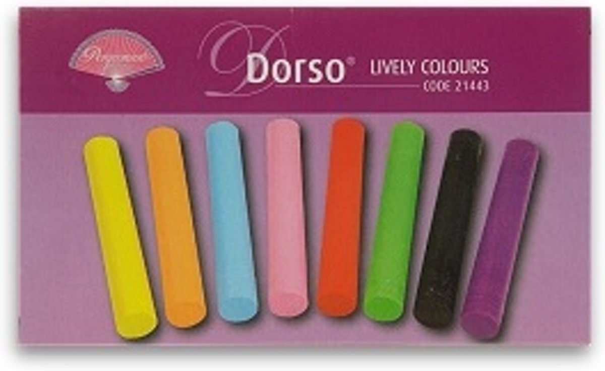   Dorso levendige kleuren 8 st