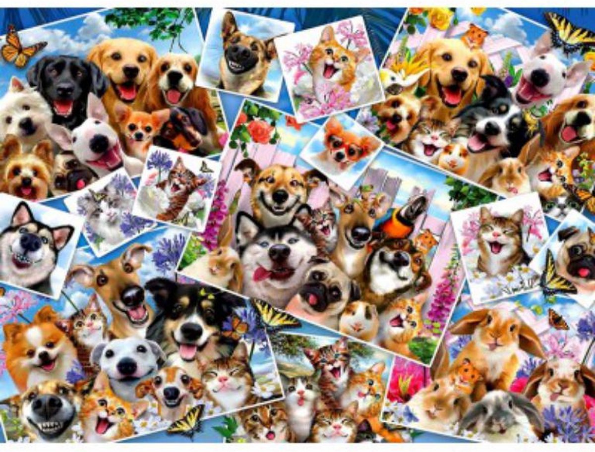 Anatolian Selfie Dogs  Puzzel 2000 Stukjes