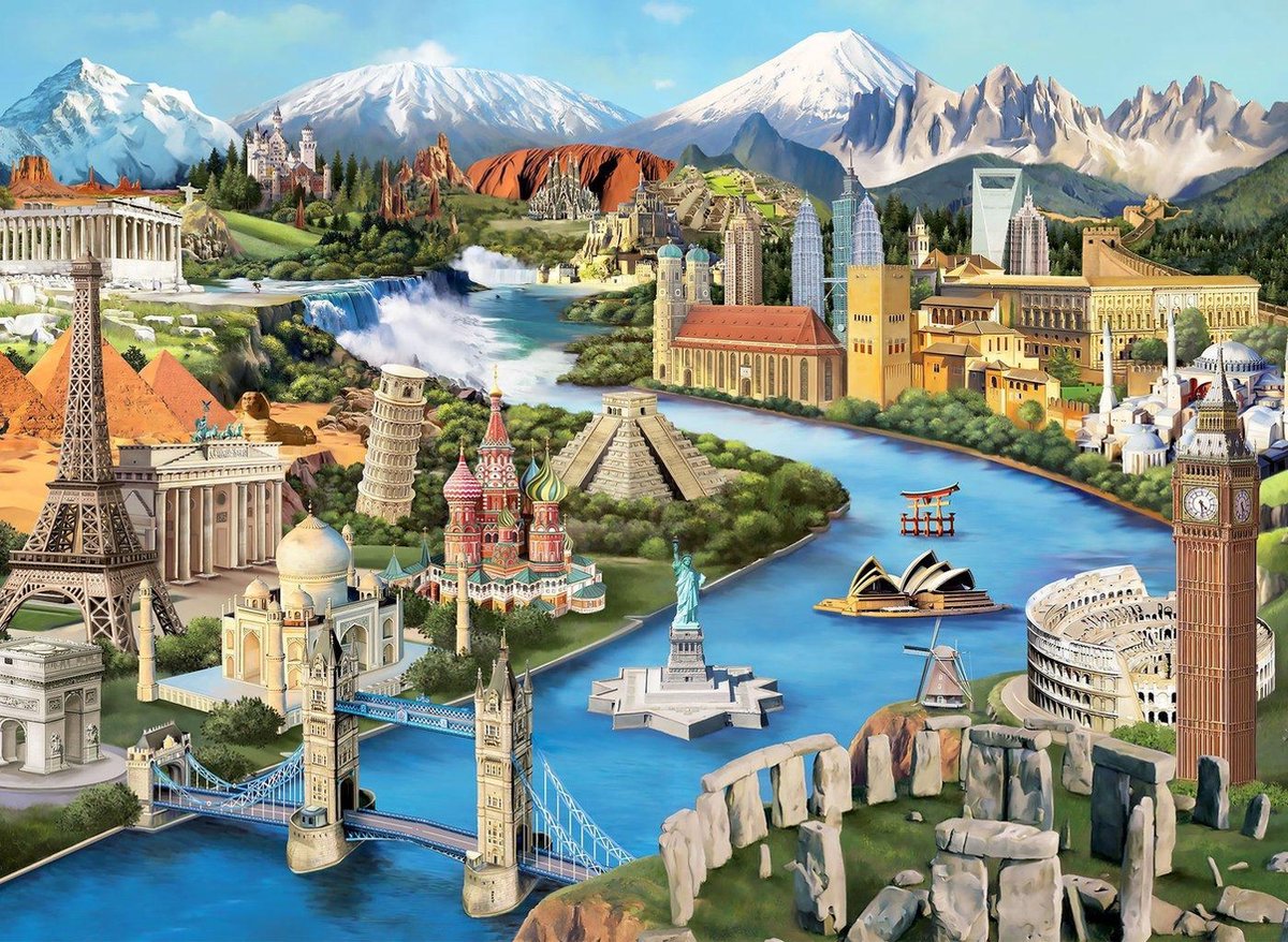 Perre / Anatolian Popular Landmarks -  Puzzel  2000 Stukjes