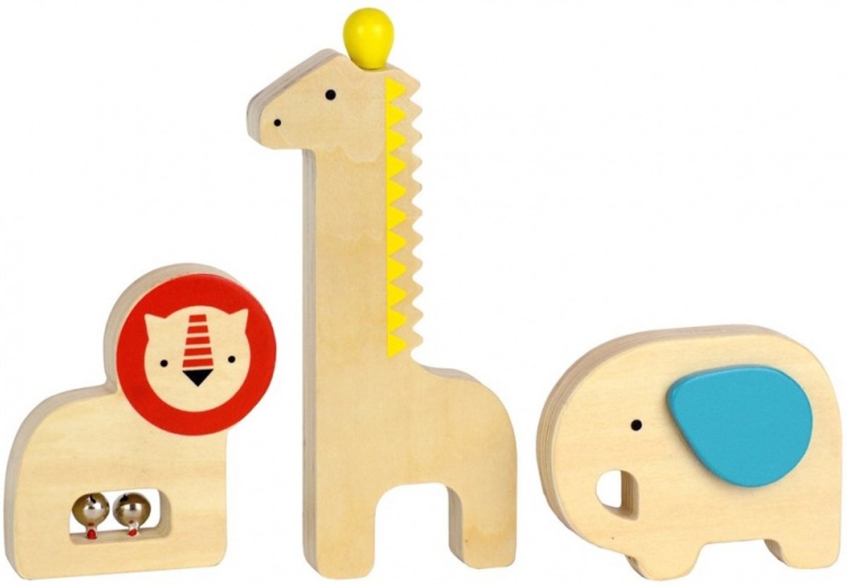 Musical Menagerie Wooden Animal Instruments