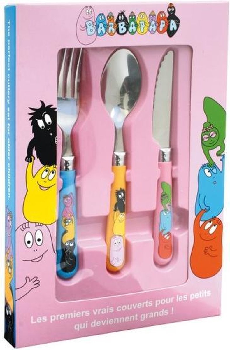 Barbapapa Peuter bestek 3 dlg