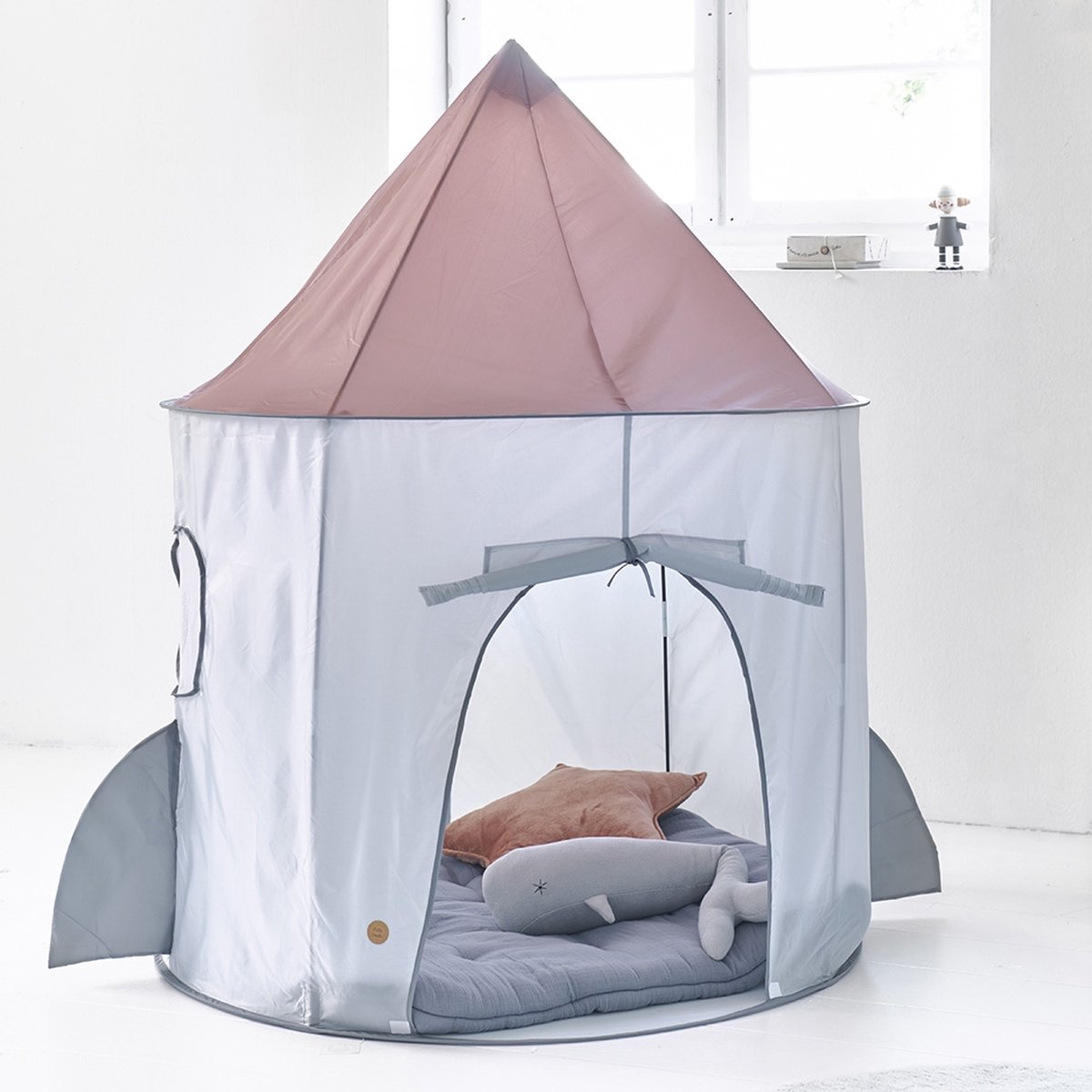 Petite Amélie   - Speelgoed - Grijs - Blauw - H:1.25m - ⌀1.05m