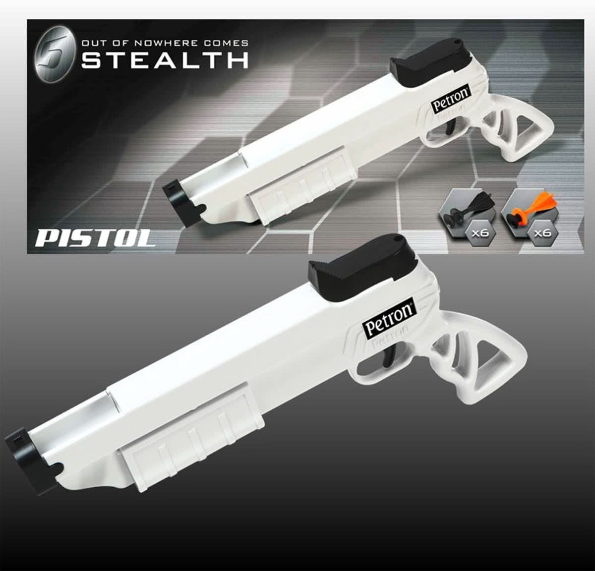   Stealth Pistool Kunststof Wit