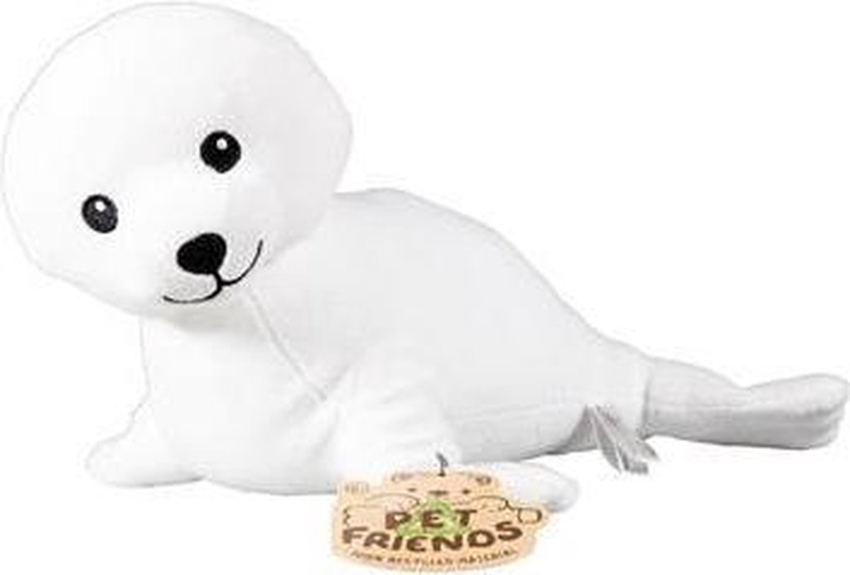 Pet Friends Pluche Zeehond Wit 40 cm