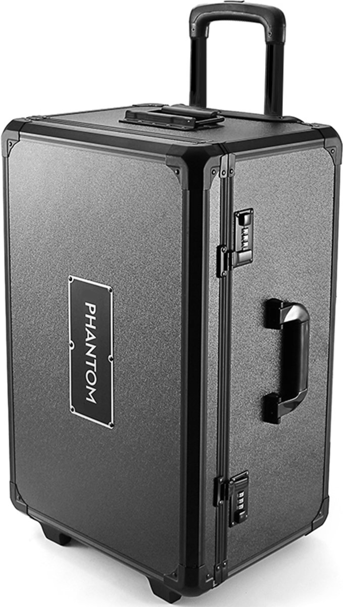 DJI Phantom 3 / 4 (pro) trolley koffer aluminium case rolkoffer