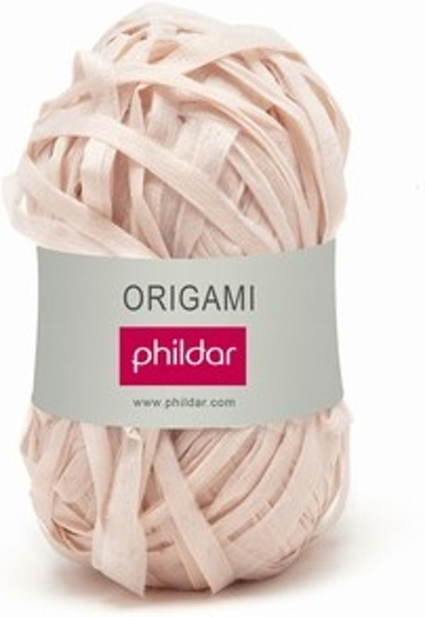 AANBIEDING: Phildar Origami 03 Beige. PAK MET 7 BOLLEN a 25 GRAM. KL.NUM. 101. OP=OP.