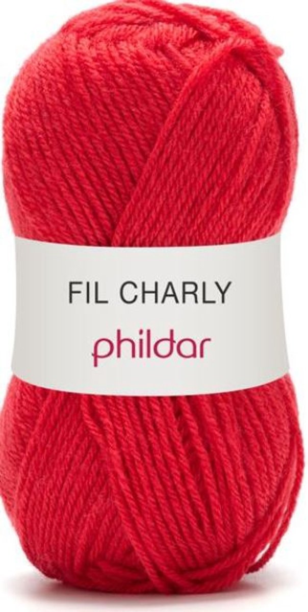 Phildar Charly  20 bol. Coquelicot 0023