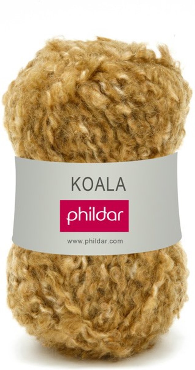 Phildar Koala bruin - Bronze 102 PAK MET 19 BOLLEN a 50 GRAM. OP=OP.