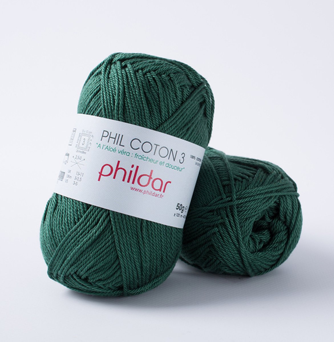 Phildar Phil Coton 3 cedre 10 x 50 gram