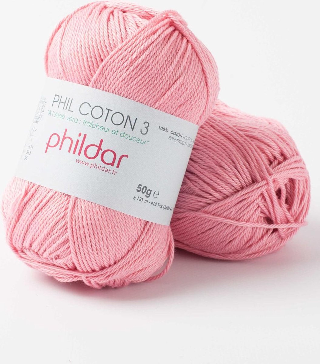 Phildar Phil Coton 3 meringue Pack 10 x 50 gram