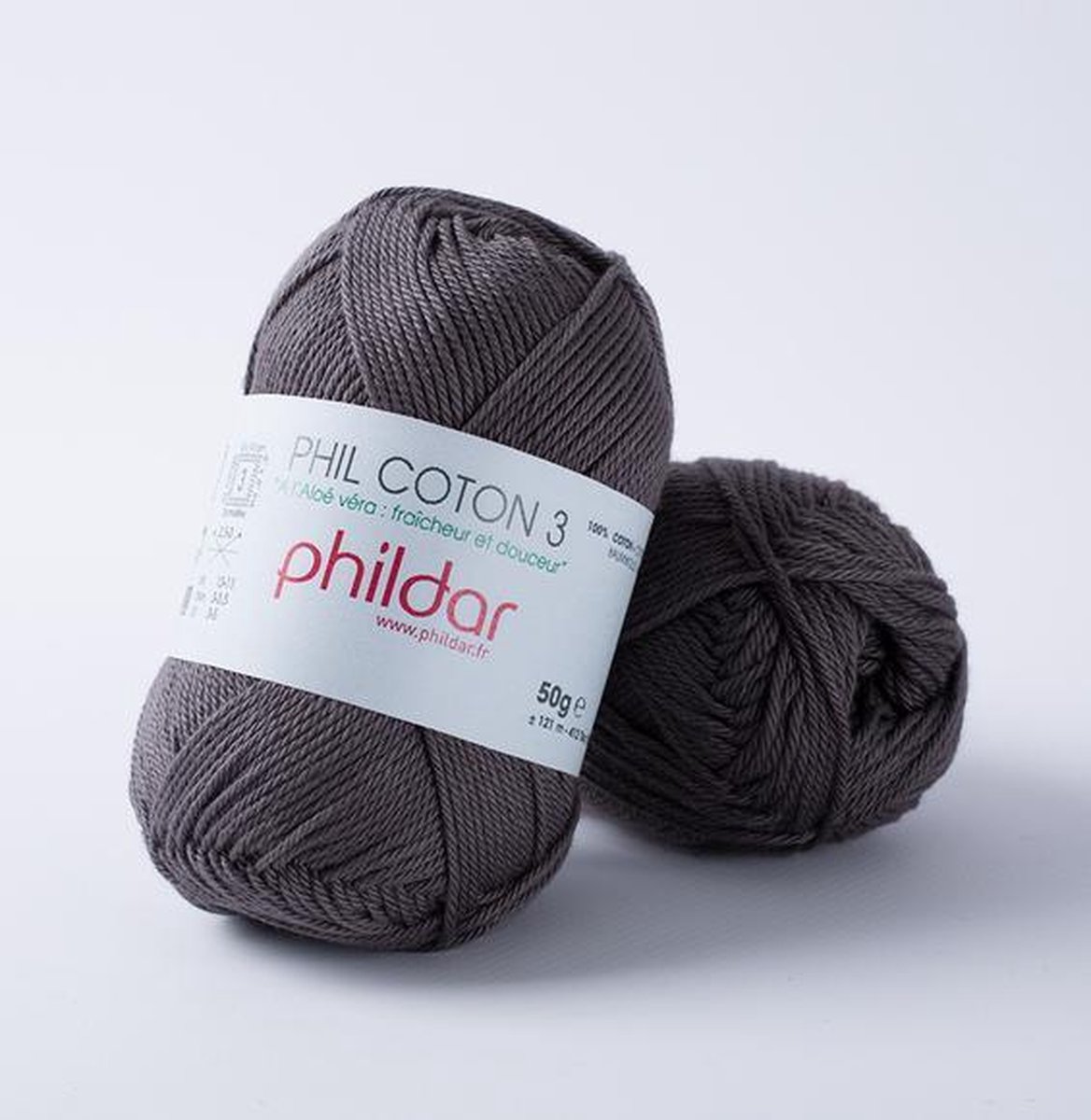 Phildar Phil Coton 3 minerai Pack 10 x 50 gram