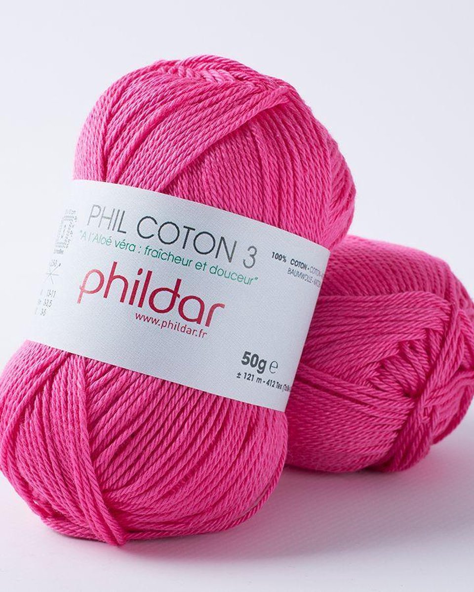 Phildar Phil Coton 3 oeillet Pack 10 x 50 gram