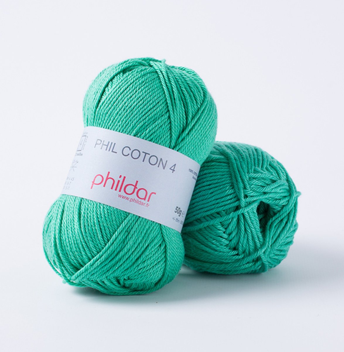 Phildar Phil Coton 4 menthe 10 x 50 gram