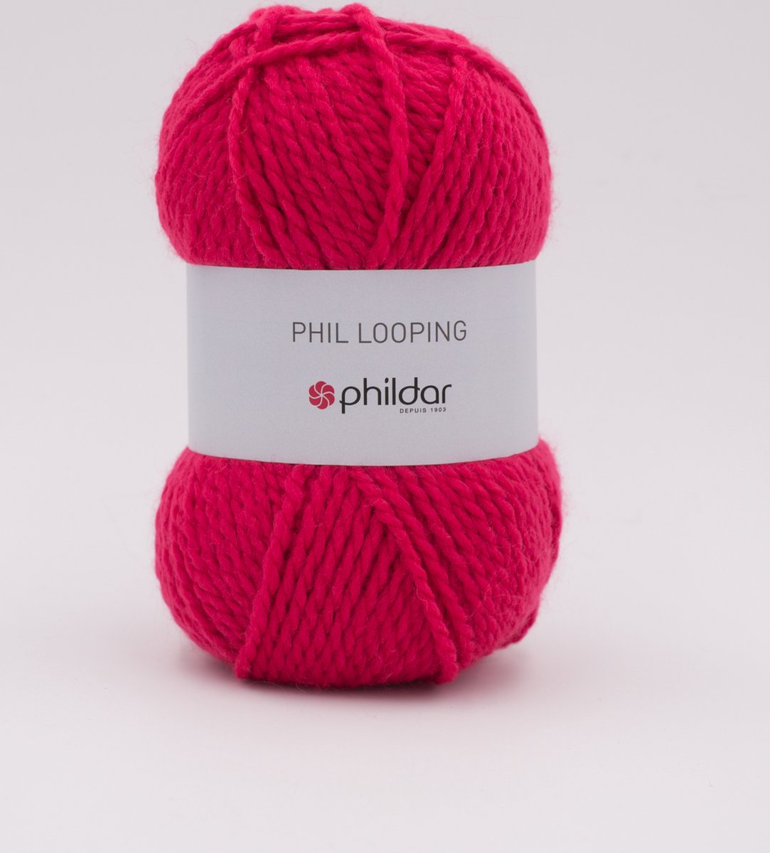 Phildar Phil Looping Fuschia