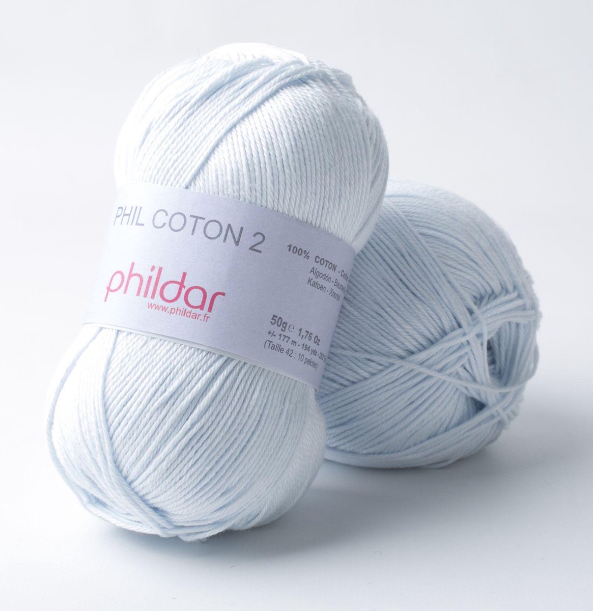 Phildar Phil Phil Coton 2 ciel Pack 10 x 50 gram