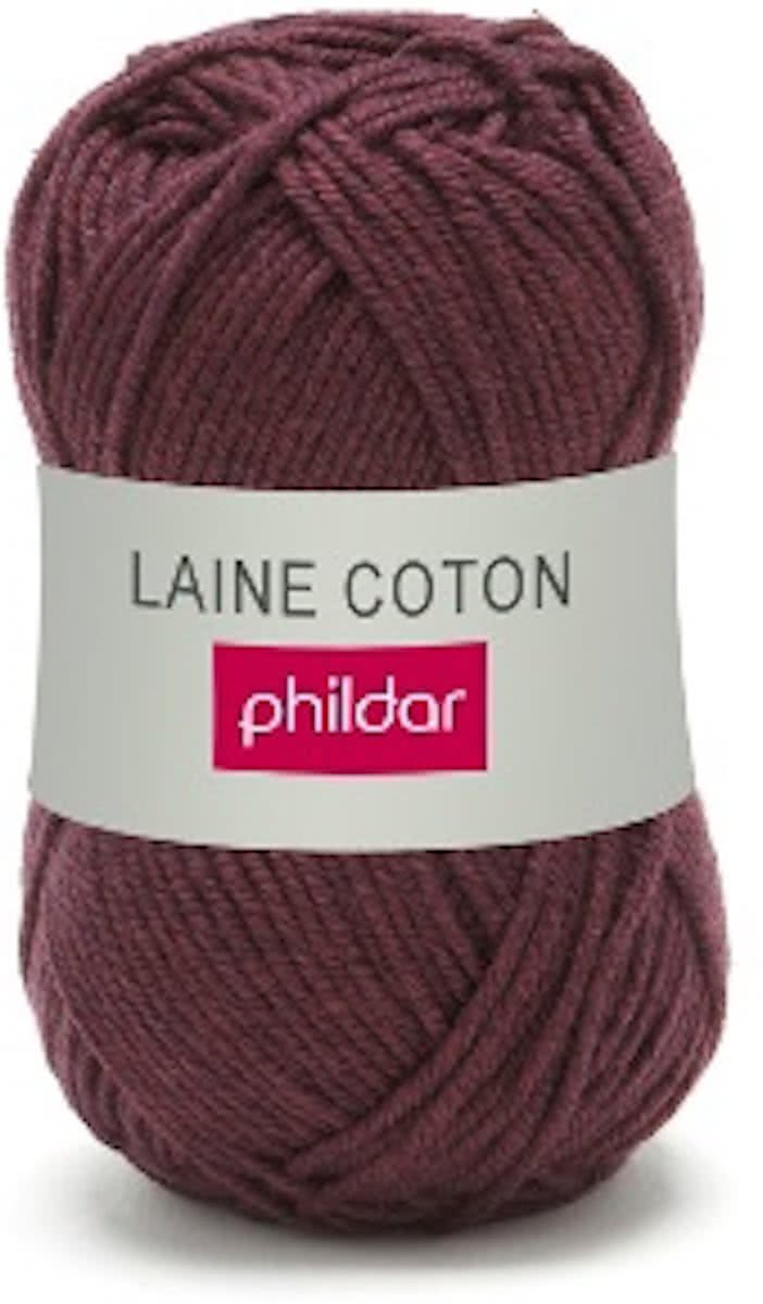 Phildar laine coton quetsche 08, 10  Bol. +  Breiboek