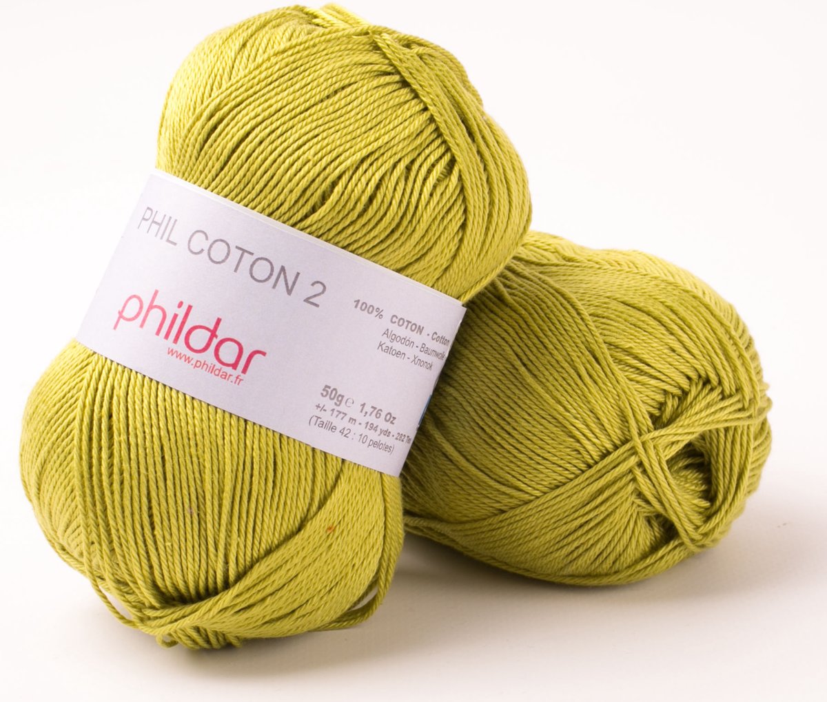 breiwol Phildar Phil Coton 2  bambou  10 x 50 gram