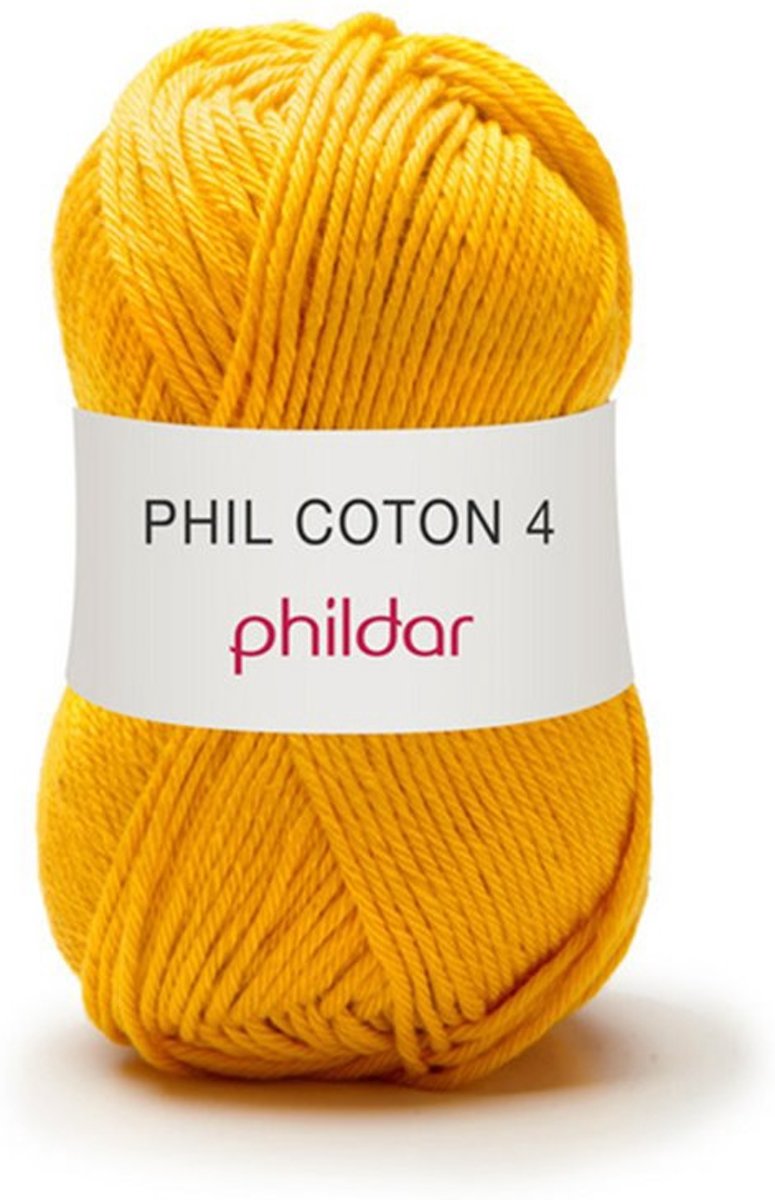 breiwol Phildar Phil Coton 4 tournesol 77 10 x 50 gram