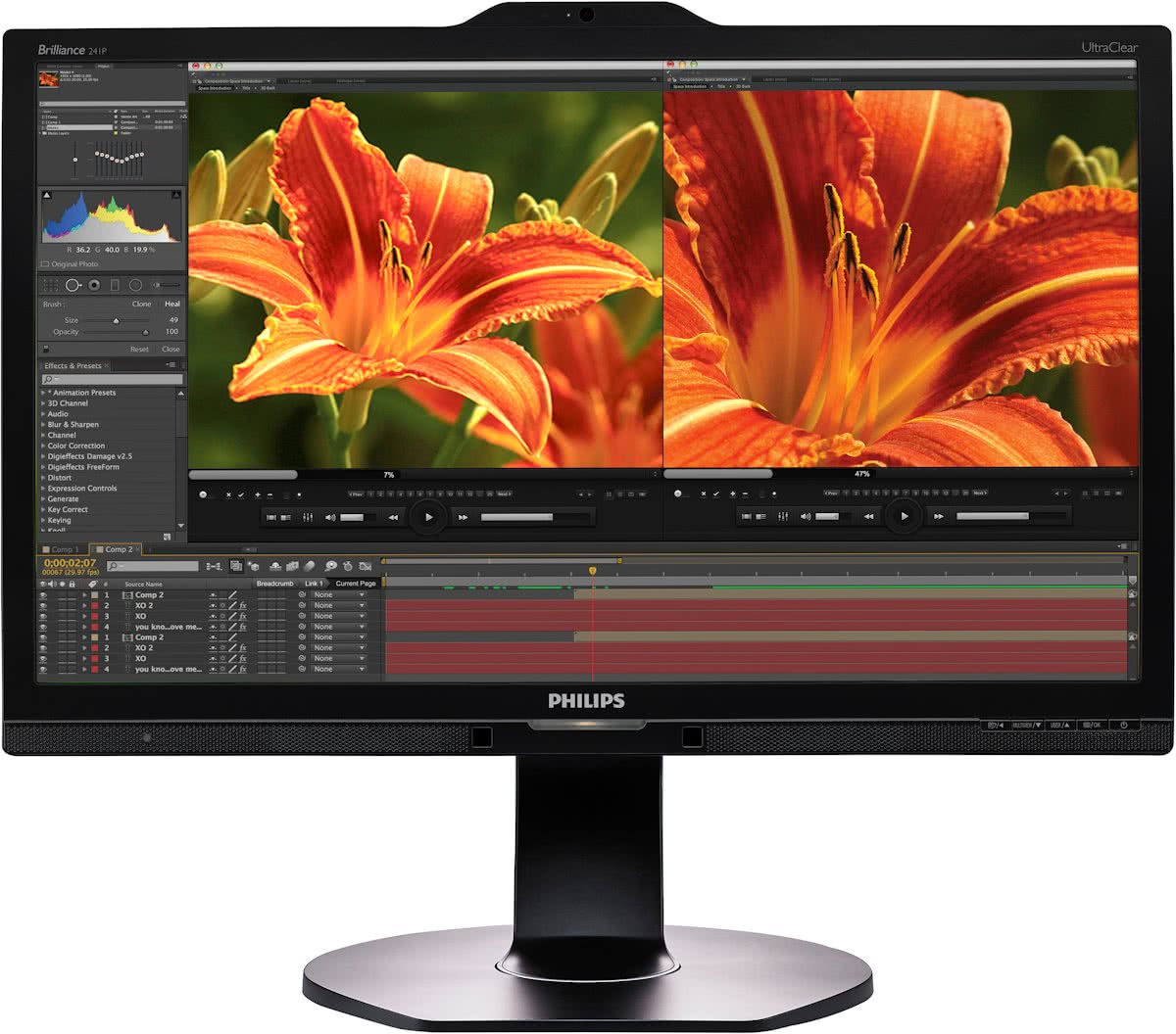 Philips 241P6VPJKEB - 4K IPS Monitor