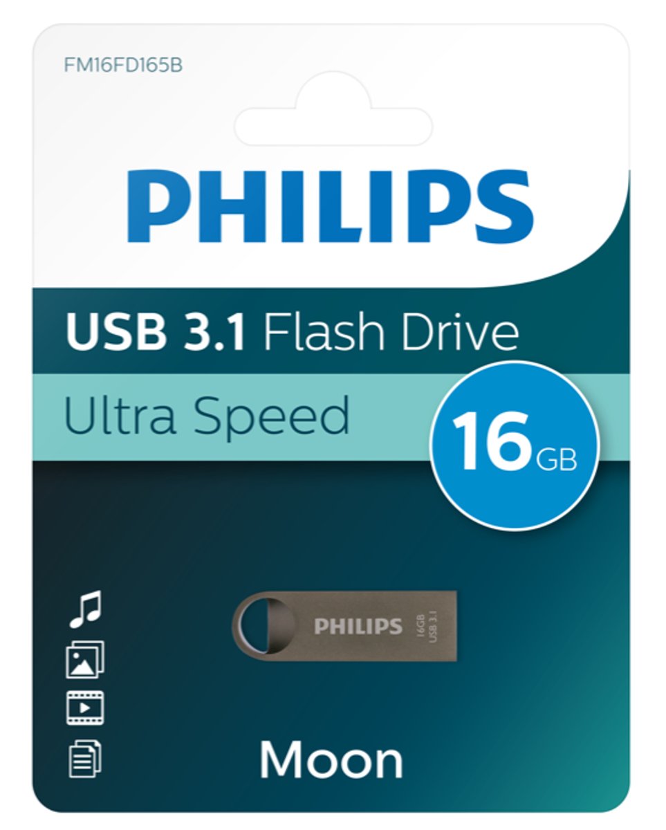 Philips USB flash drive Moon Edition 16GB, USB3.1