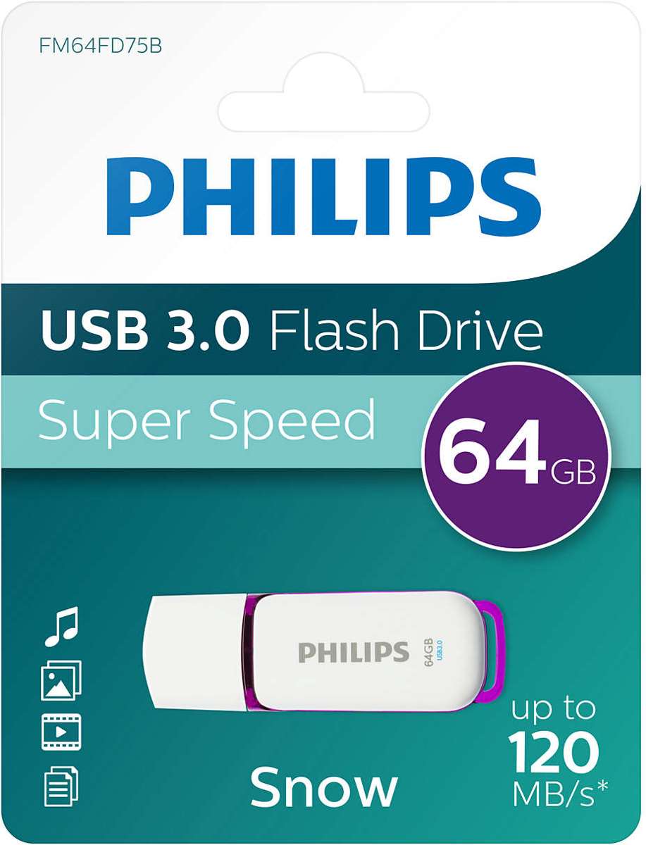 Philips USB flash drive Snow Edition 64GB, USB3.0