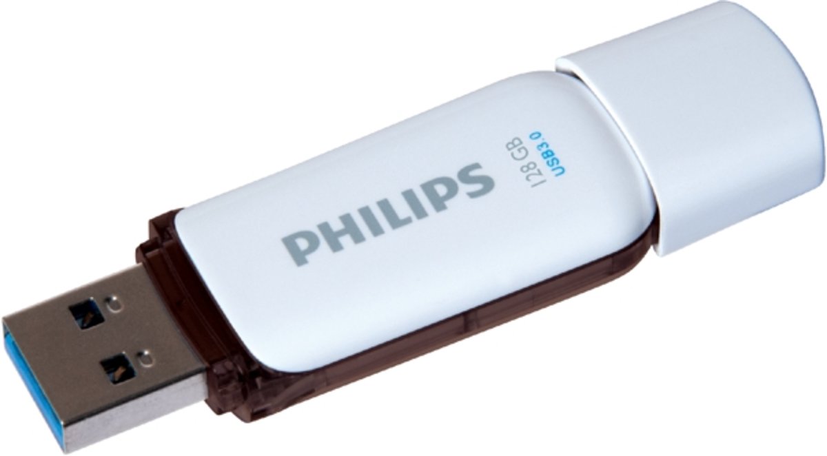 Usb-stick philips snow key type 128gb 3.0 bruin