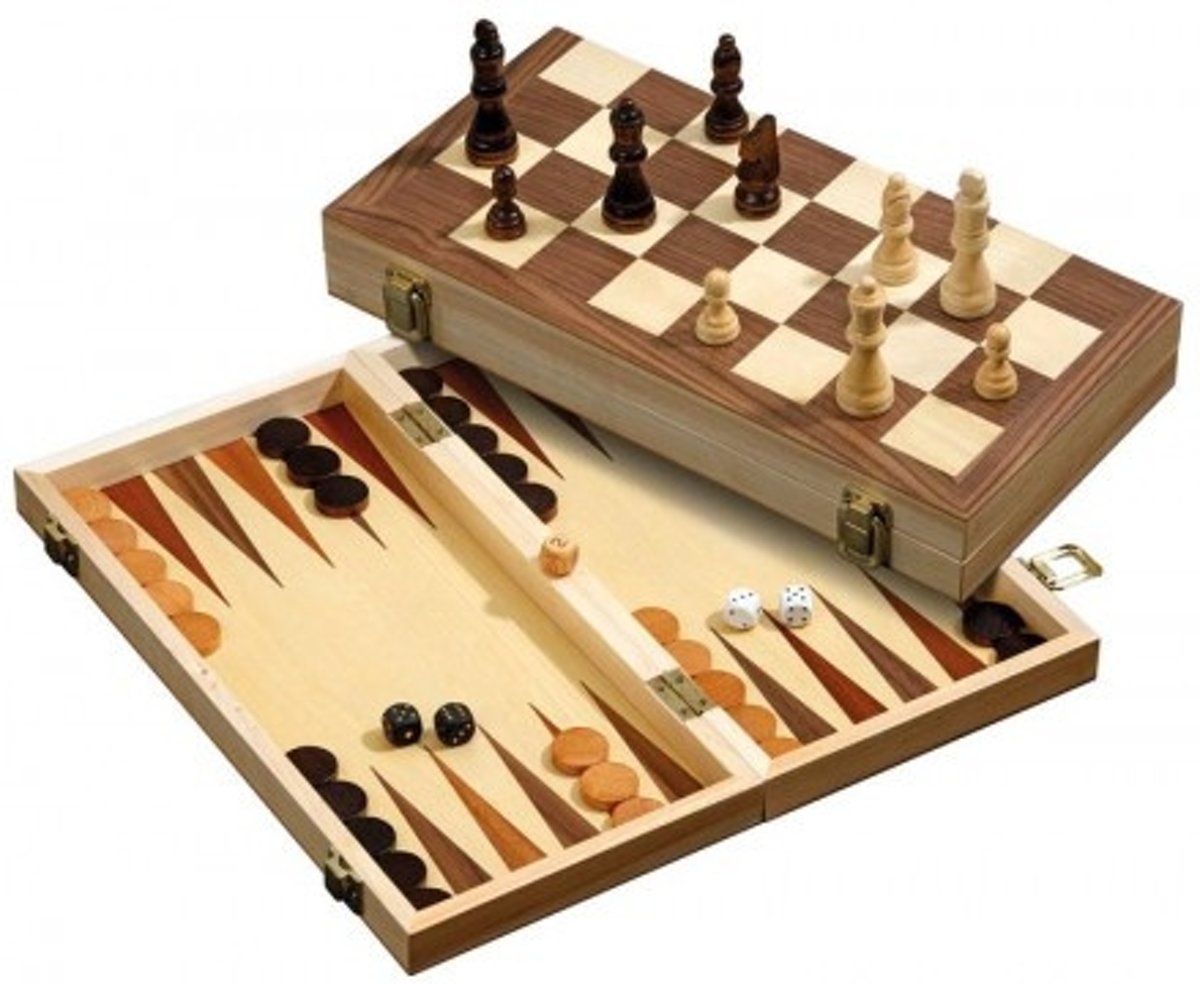 Philos 3-1 set 40mm - Backgammon, schaken en dammen