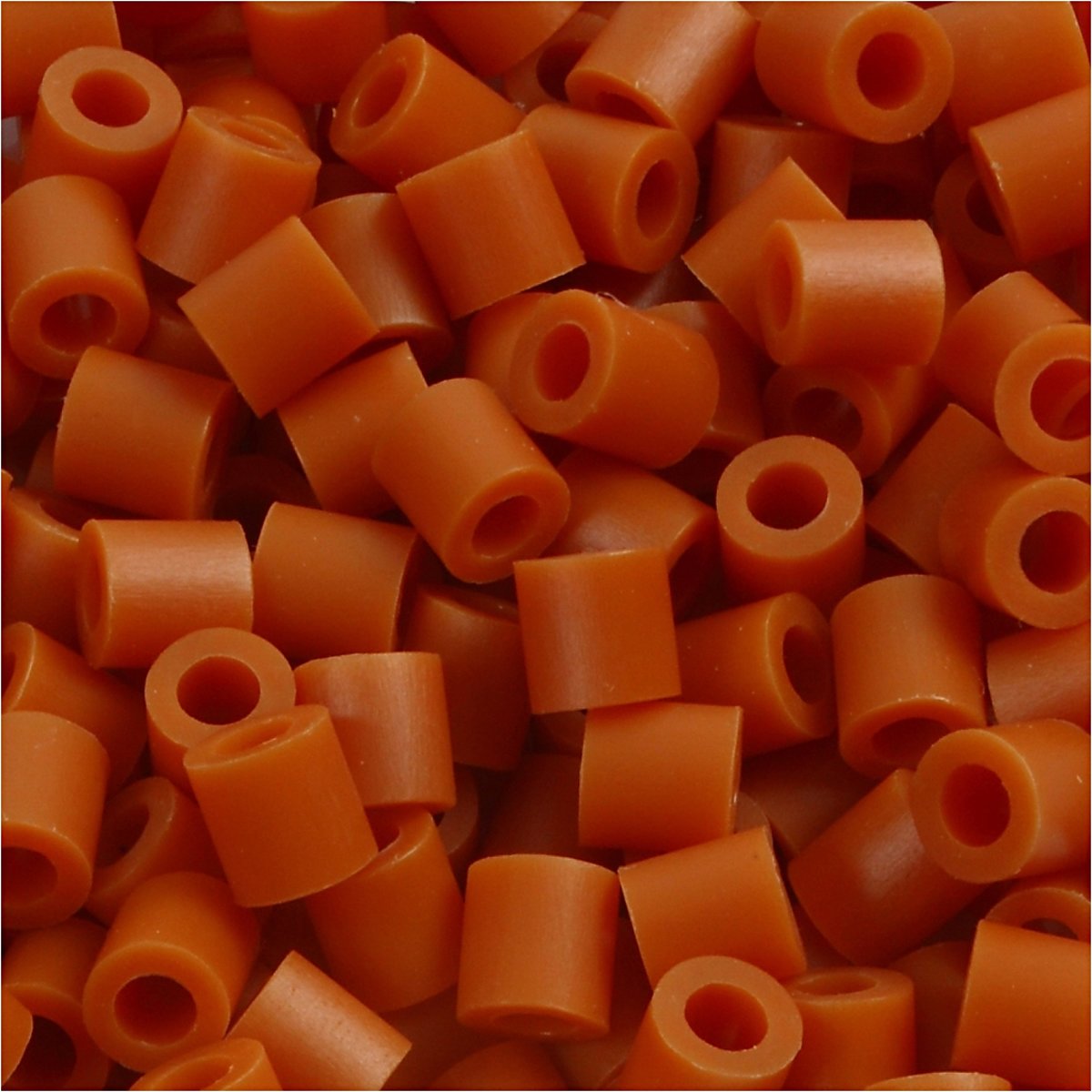 Foto kralen, afm 5x5 mm, gatgrootte 2,5 mm, rood bruin (5), 6000stuks