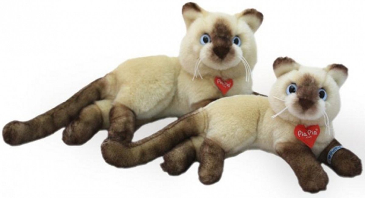 Pluche Siamese poes 30 cm