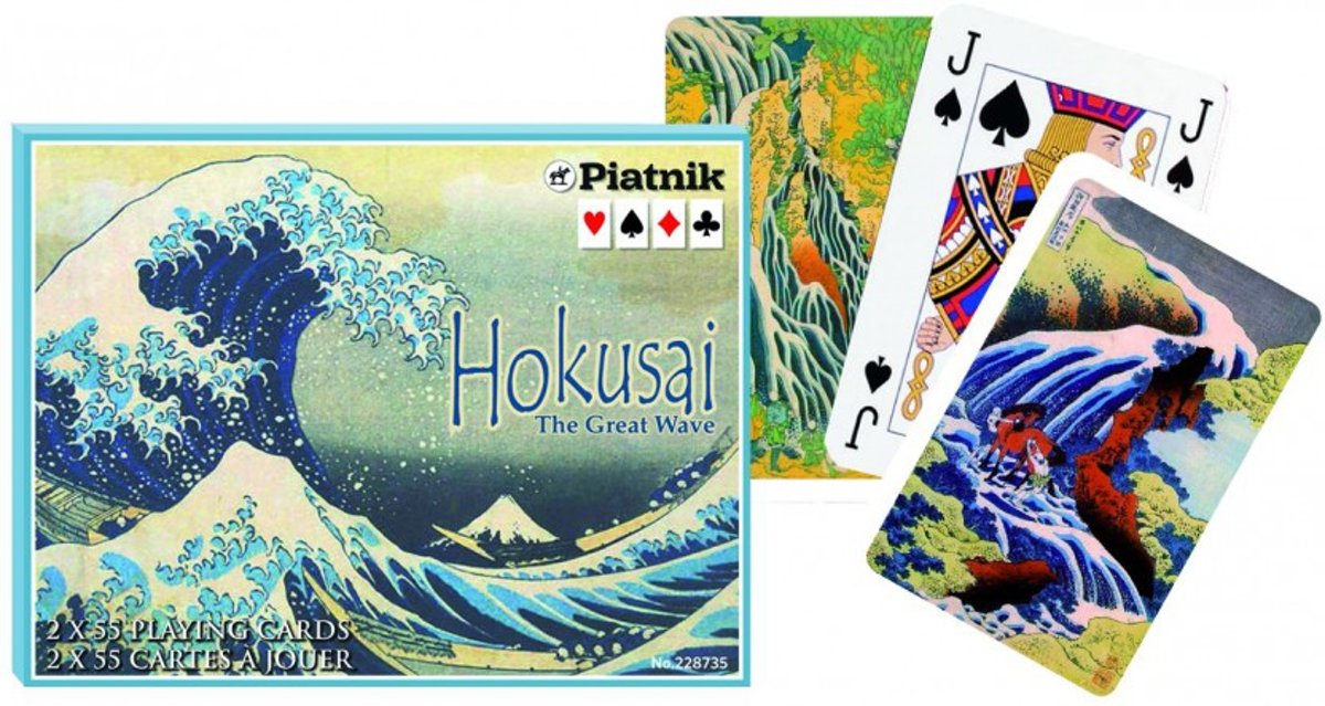 Hokusai The Great Wave Speelkaarten - Double Deck