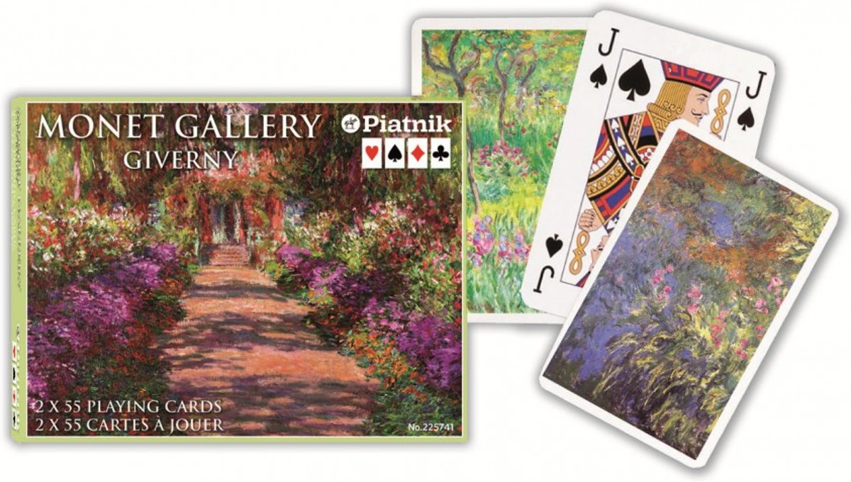 Monet Giverny Speelkaarten - Double Deck