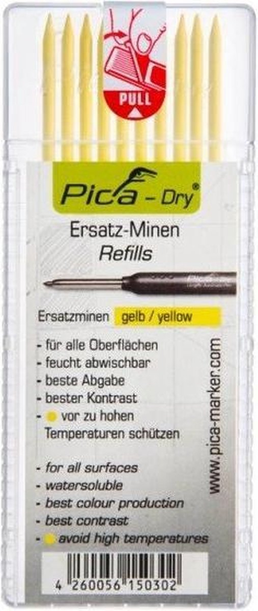 Pica 4032 Dry Navulling - Geel (10st)