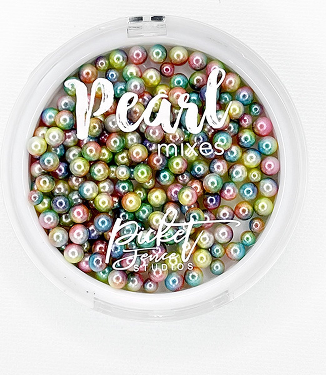 Gradient Round Pearls Soft Shades of the Rainbow (PM-110)