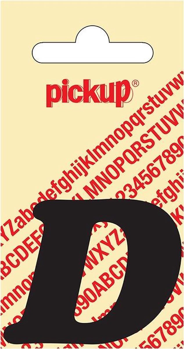 Pickup plakletter CooperBlack 40 mm - zwart D