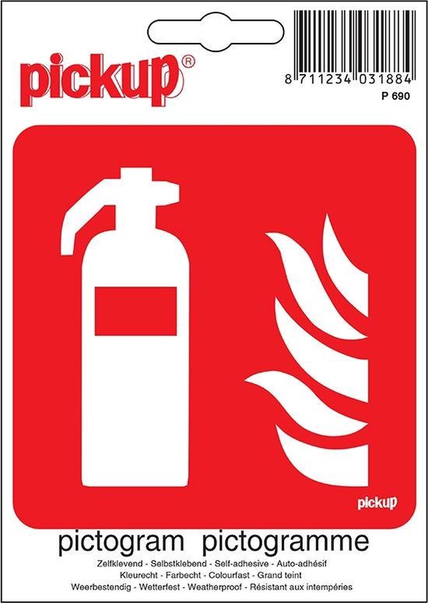   Pictogram Brandblusapparaat - 100 x 100 cm