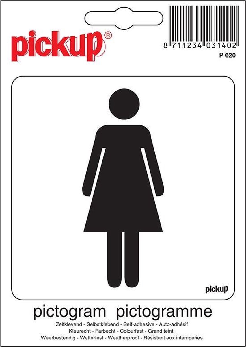   Pictogram Dames - 10 x 10 cm