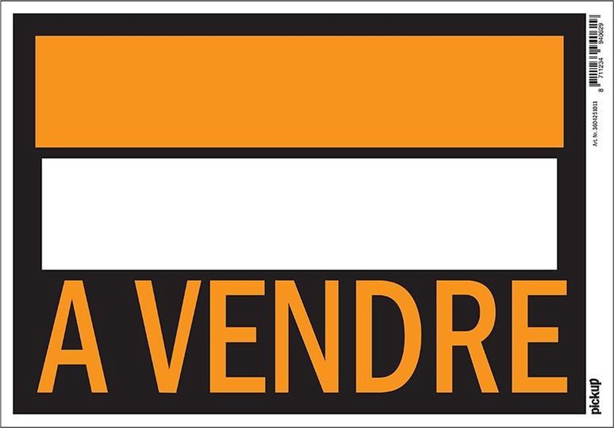 Pickup affiche plastique 23x33 cm - A Vendre