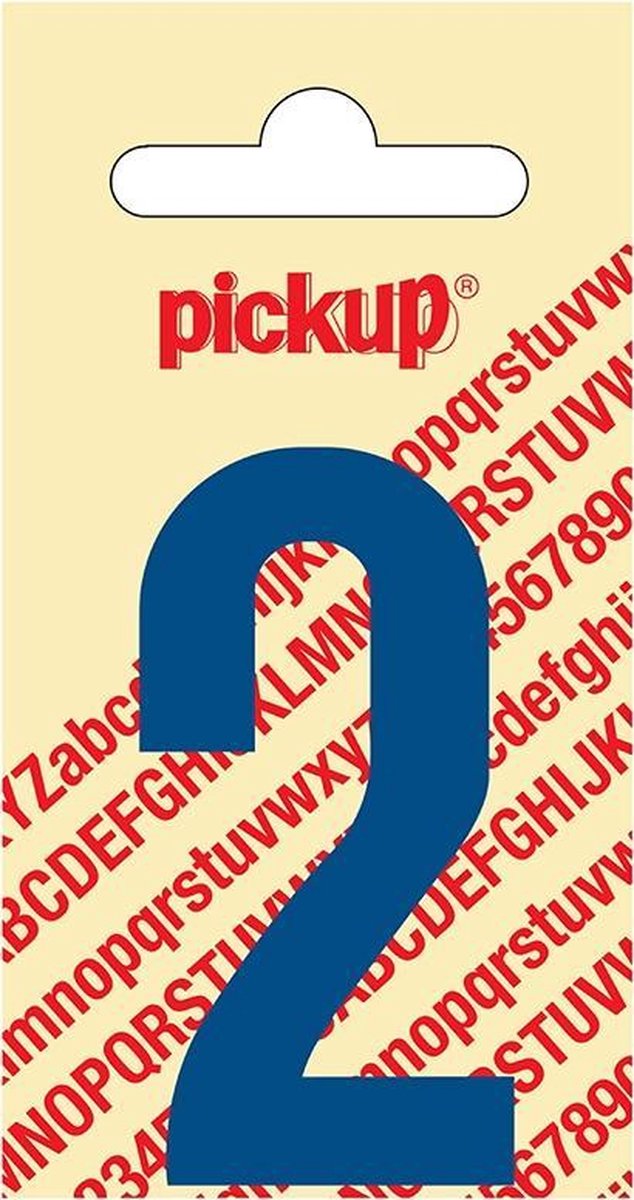 Pickup plakcijfer Nobel 60 mm blauw 2 - 310520602