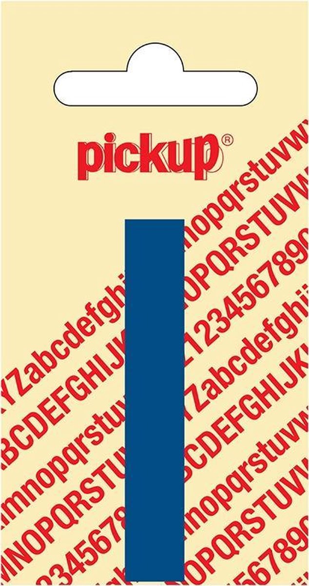 Pickup plakletter Nobel 60 mm blauw I - 31052060I