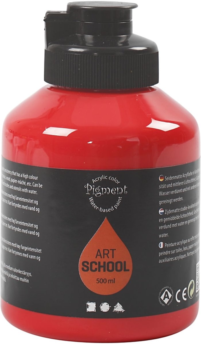 Pigment Art School, cadmium red, 500 ml