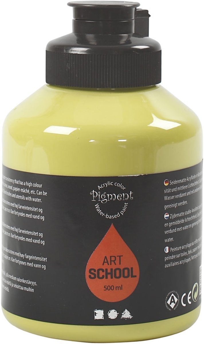 Pigment Art School, kiwi, 500 ml