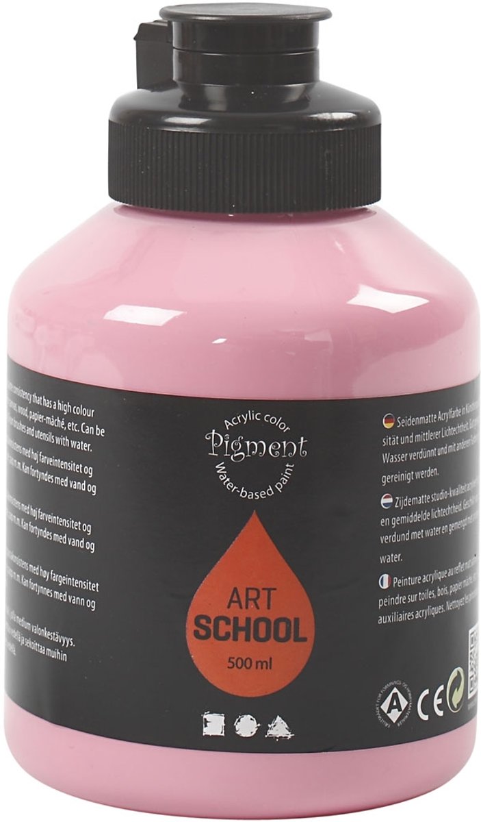 Pigment Art School, roze, 500 ml