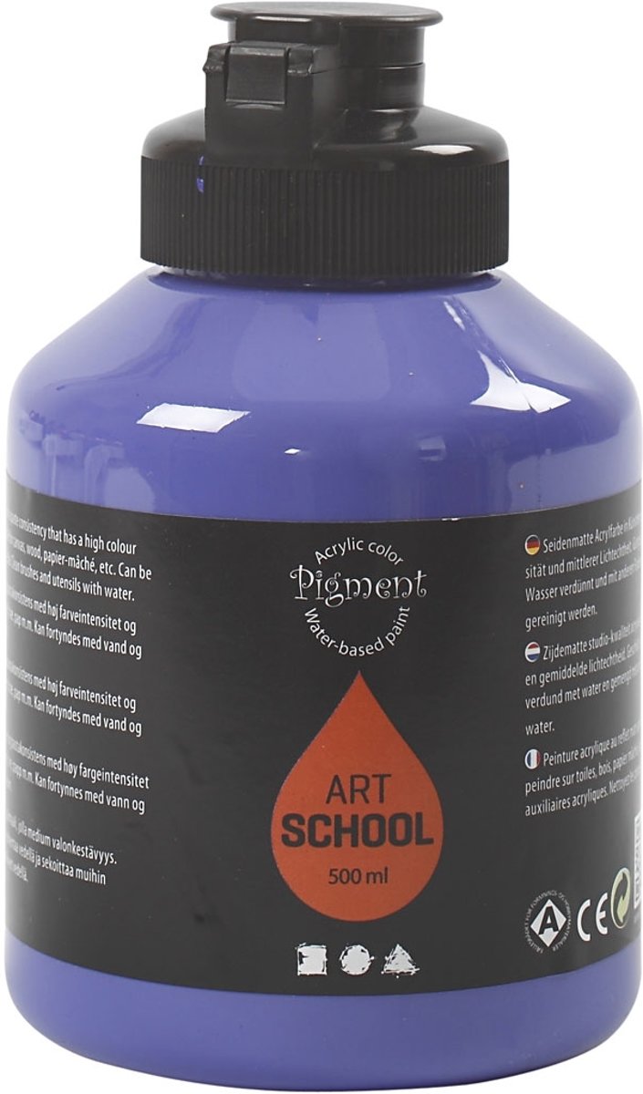 Pigment Art School, violet, 500 ml