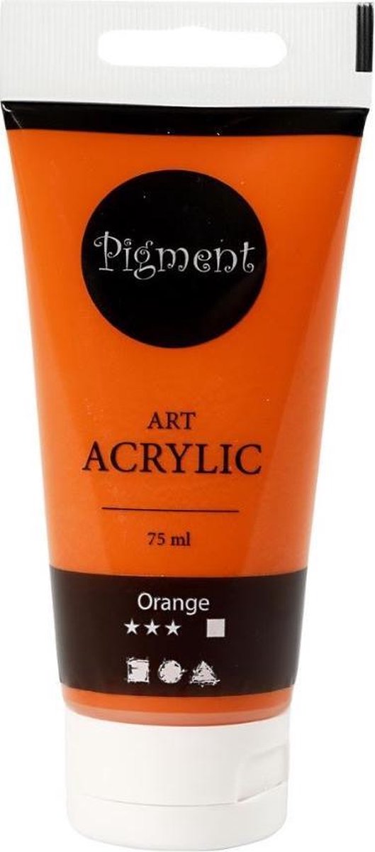 Pigment Acrylverf 75 Ml Oranje