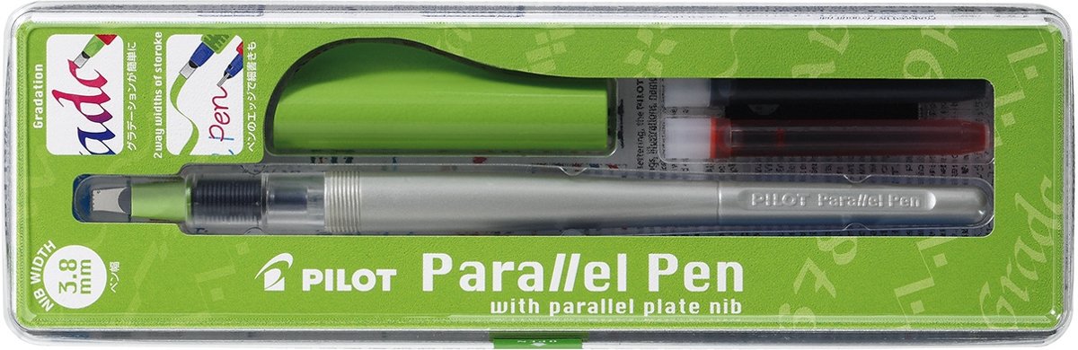 Pilot Parallel Pen 3.8mm + Kalligrafiepapier in hardcover boek