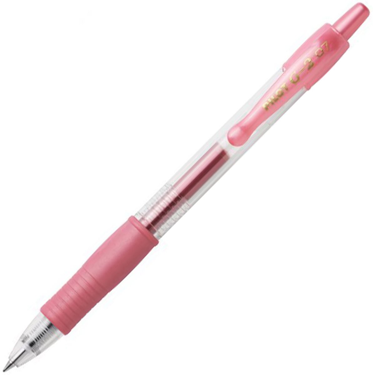 Pilot G-2 – Gel Ink Metallic Roze Rollerball pen – Medium Tip