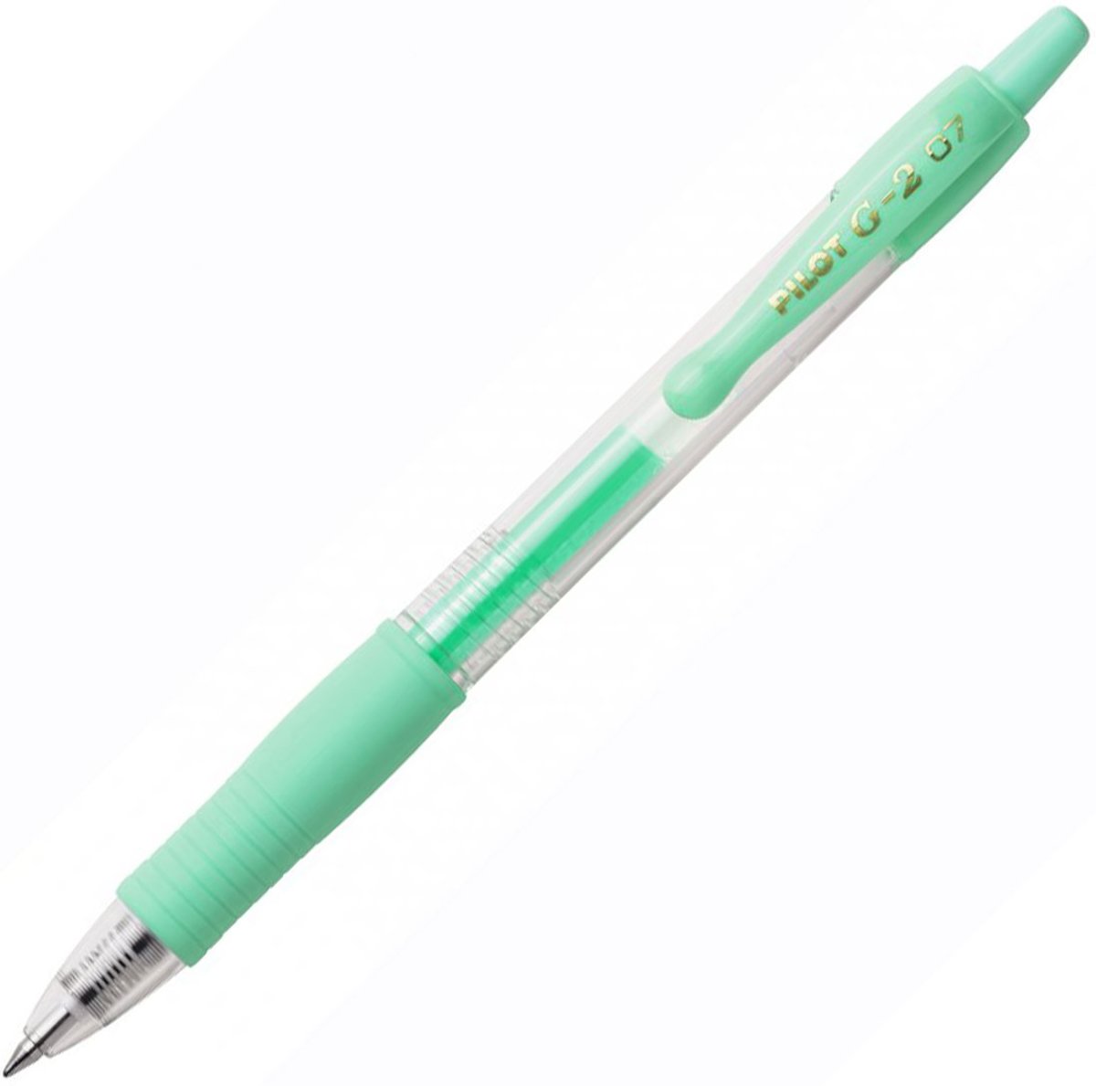   G-2 – Gel Ink Pastel Groene Rollerball pen – Medium Tip